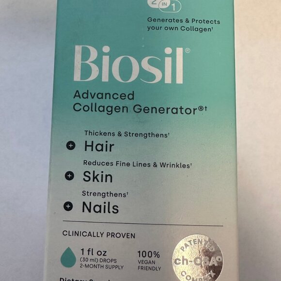 BIOSIL ADVANCED COLLAGEN GENERATOR 1 OZ HAIR SKIN NAILS 02/2028 - Picture 1 of 2